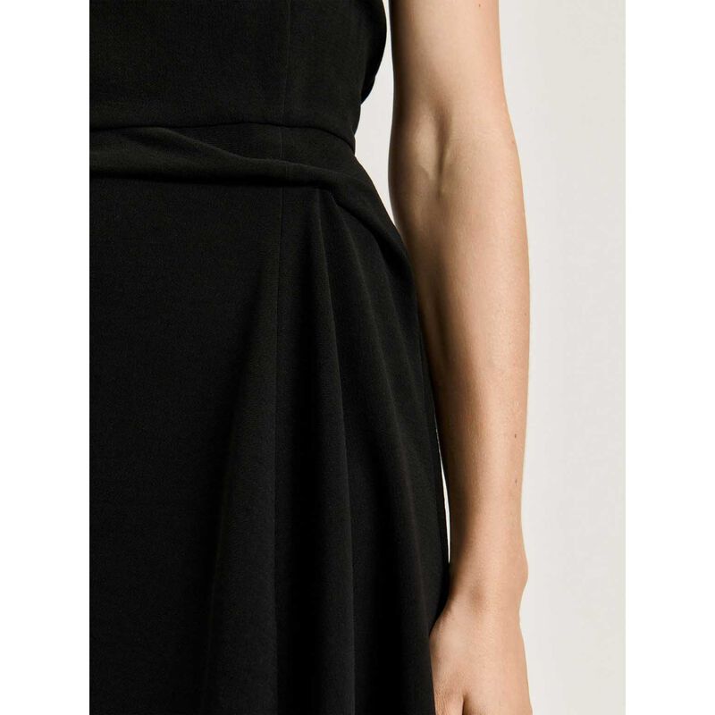 Veronika Maine Double Crepe Cap Sleeve Midi Dress image number 2